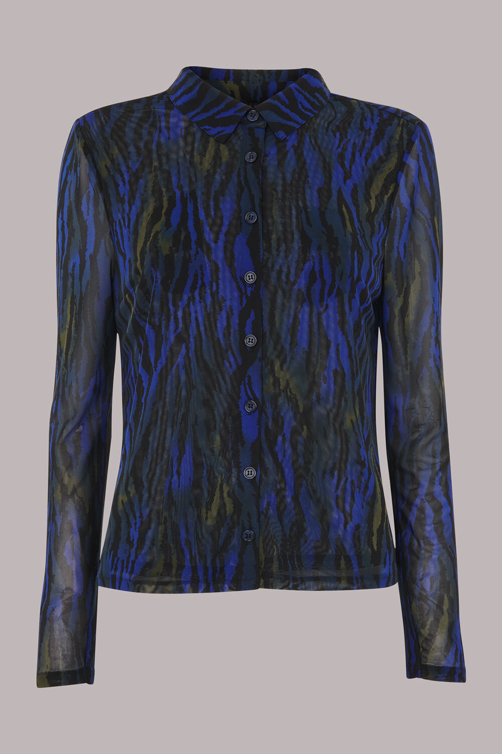Watercolour Tiger Mesh Shirt