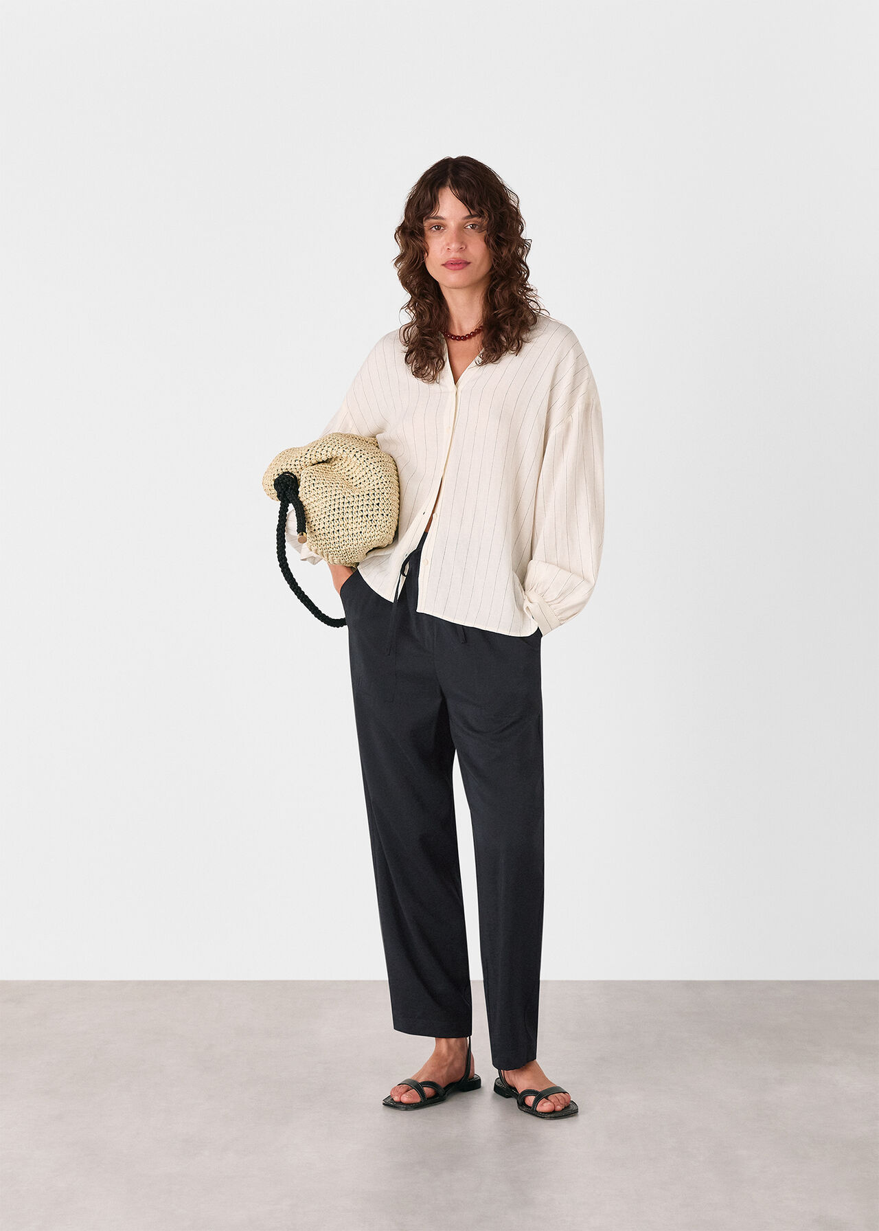 Tie Waist Trouser