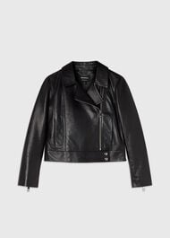 Clean Zip Leather Jacket
