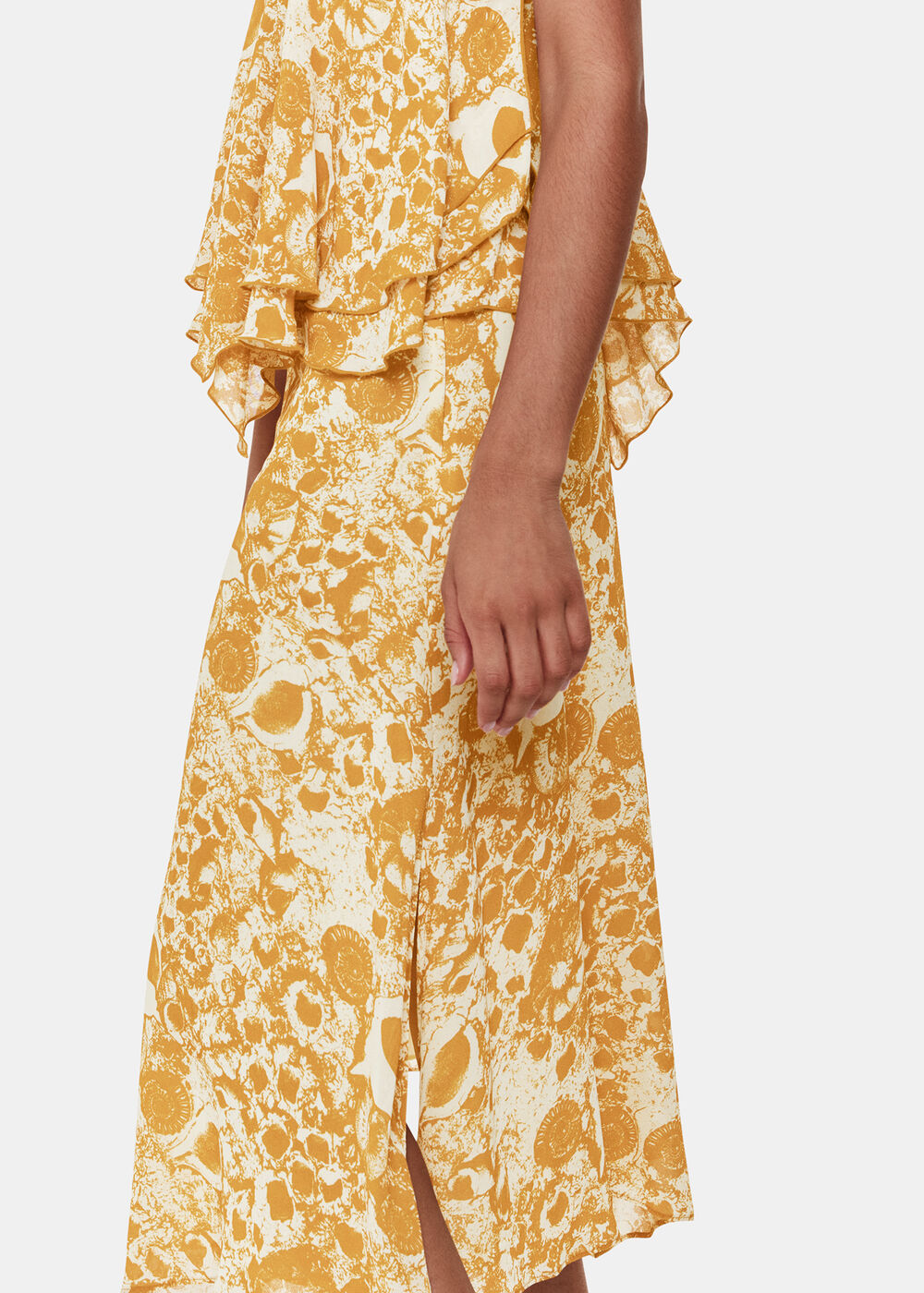 Seashore Print Skirt
