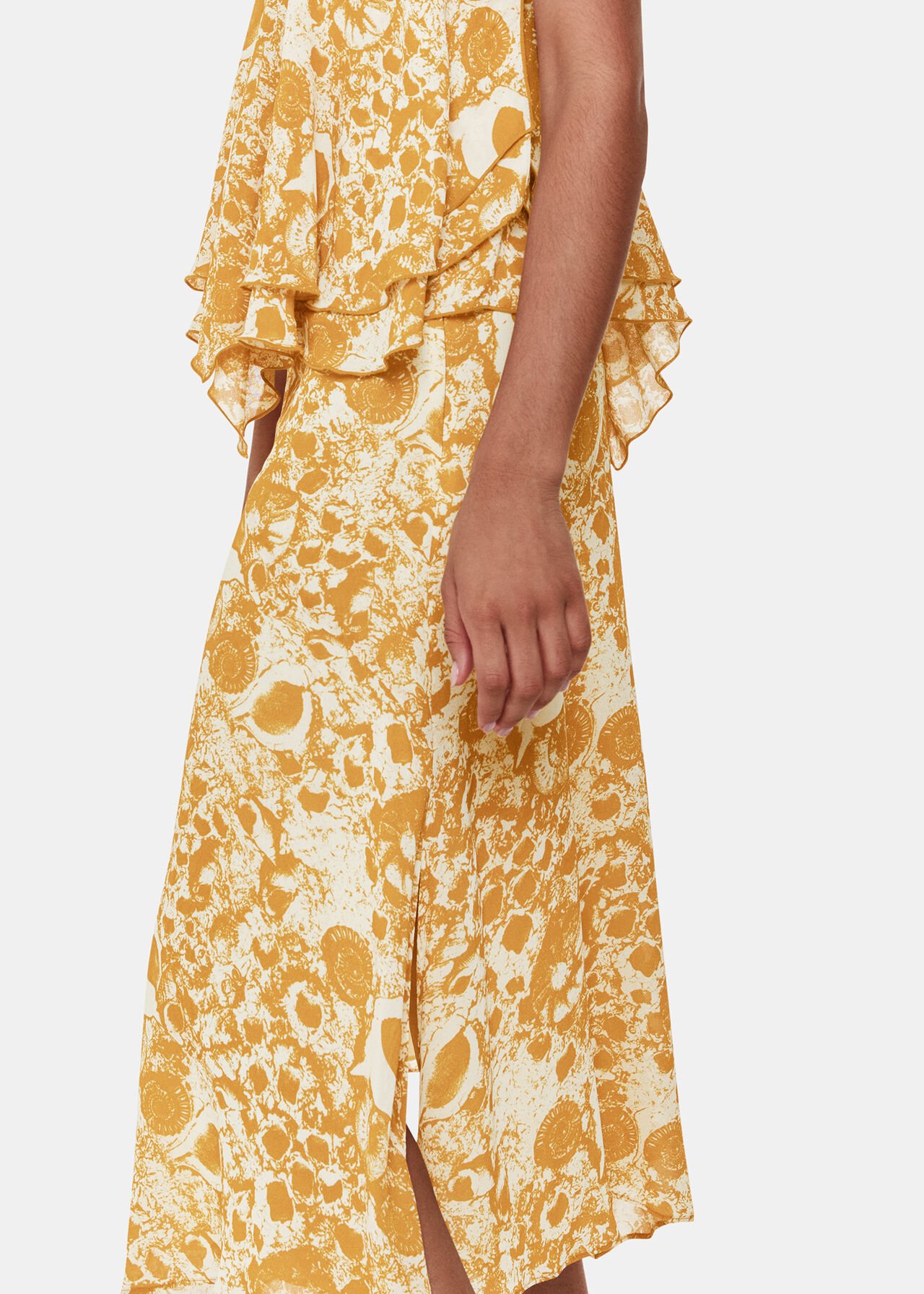 Seashore Print Skirt