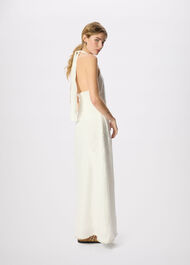 Linen Halter Neck Dress