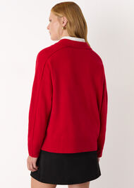 Wool Collar Neck Knit