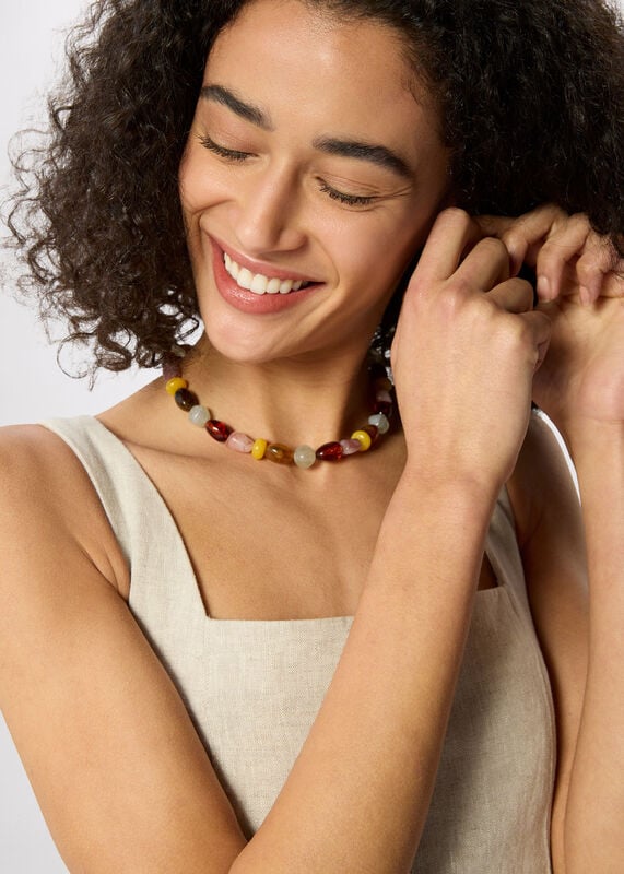 Multicolour Chunky Mix Beaded Necklace