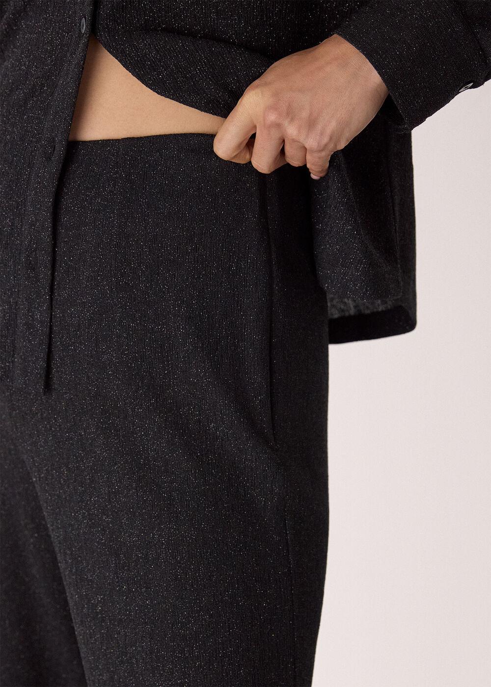 Eva Sparkle Cropped Trouser