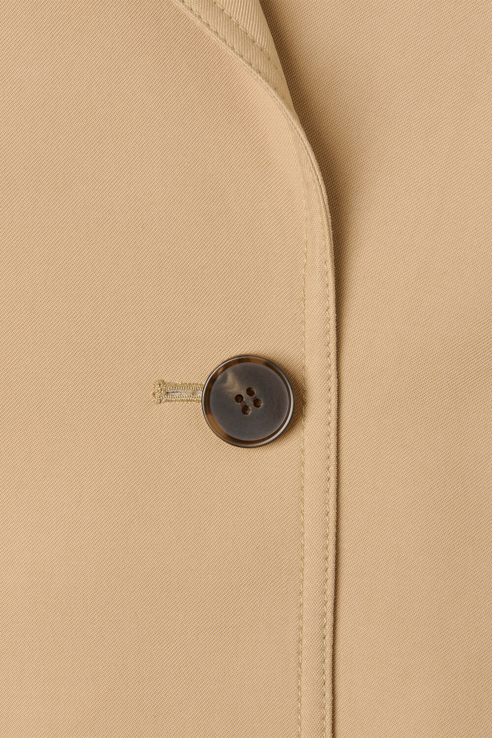 Neutral Soft Voluminous Trench Coat