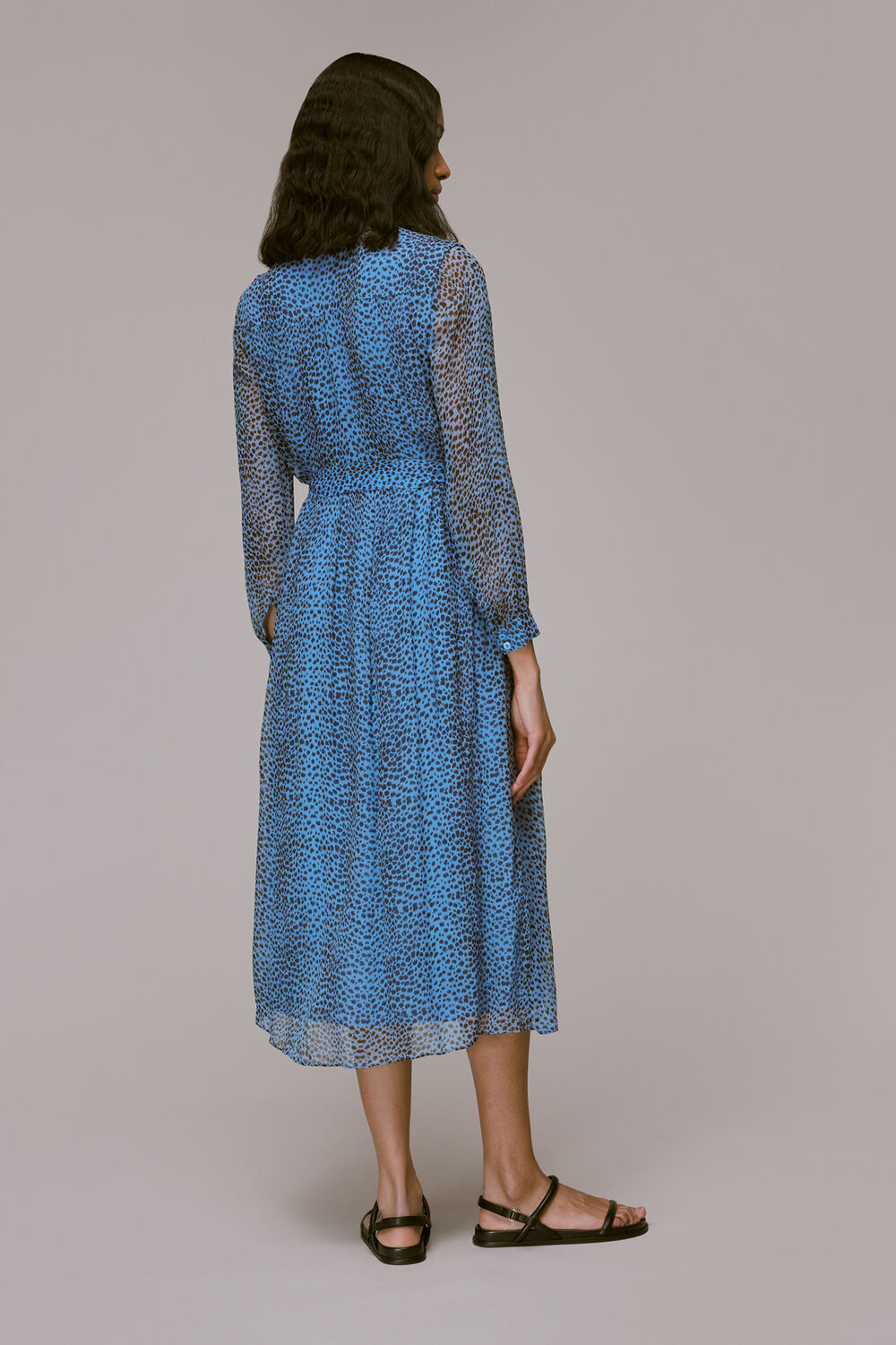 Gradient Animal Print Dress