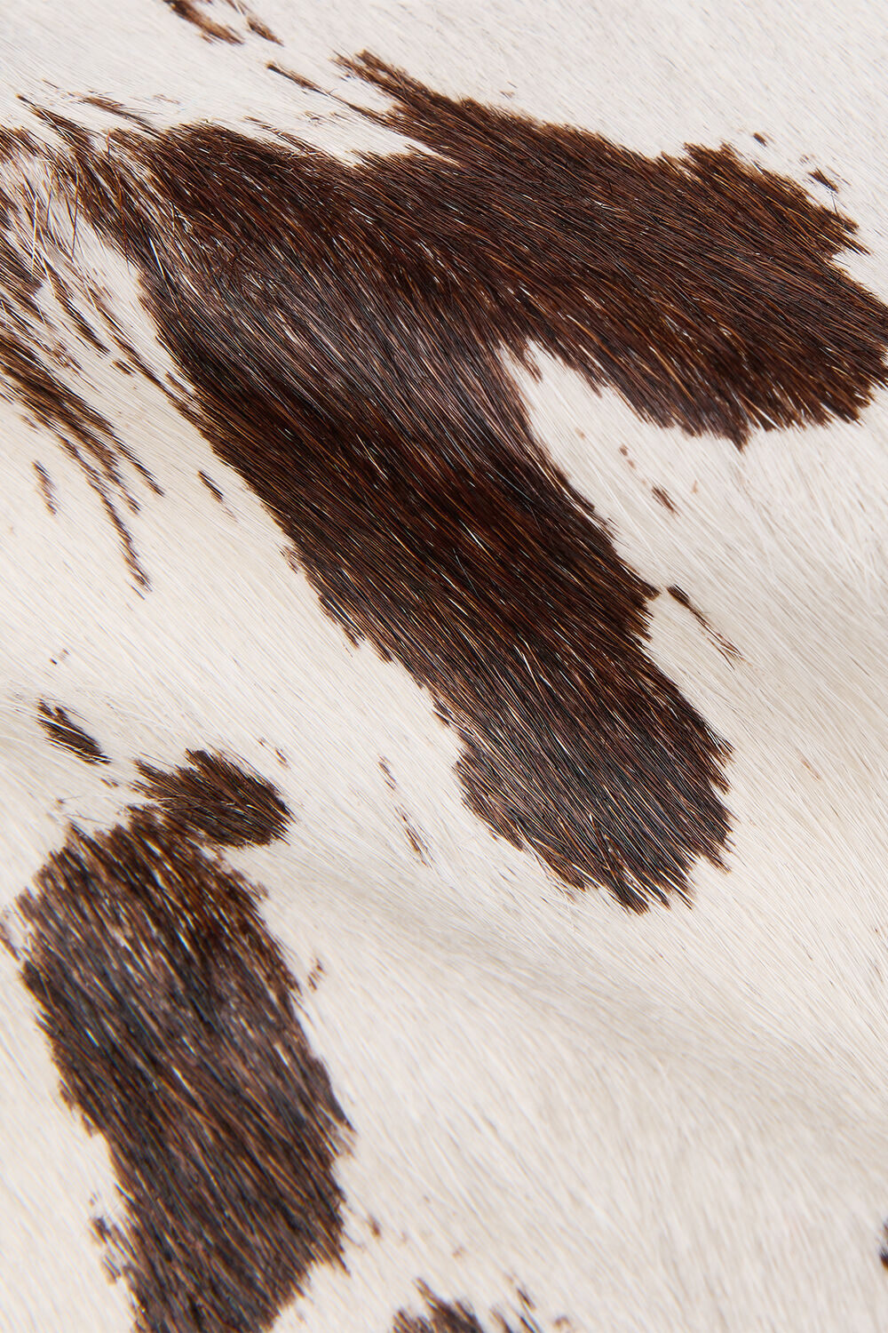 Brown Cow Print A Line Skirt