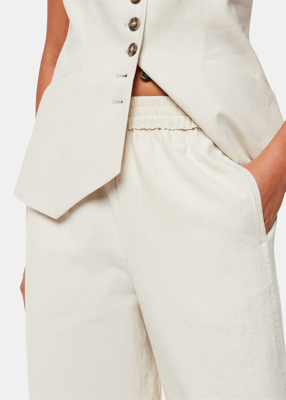 Lindsey Linen Blend Trouser