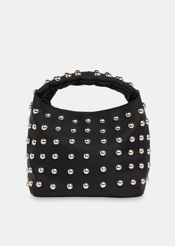 Black Luz Studded Mini Bag