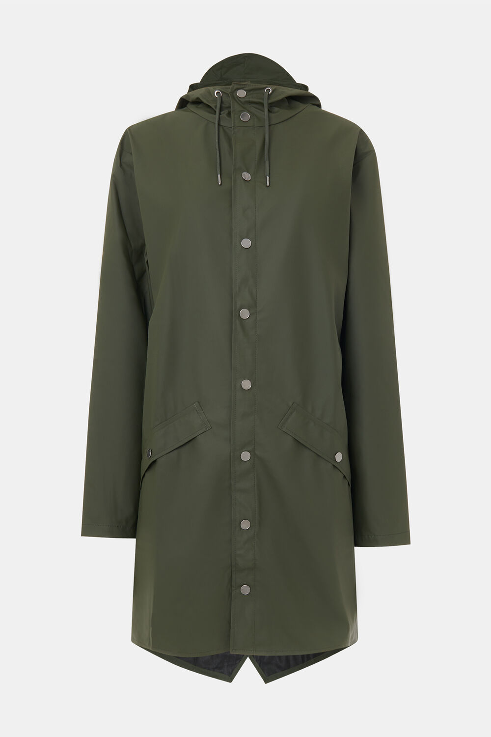 Dark Green Rains Long Jacket