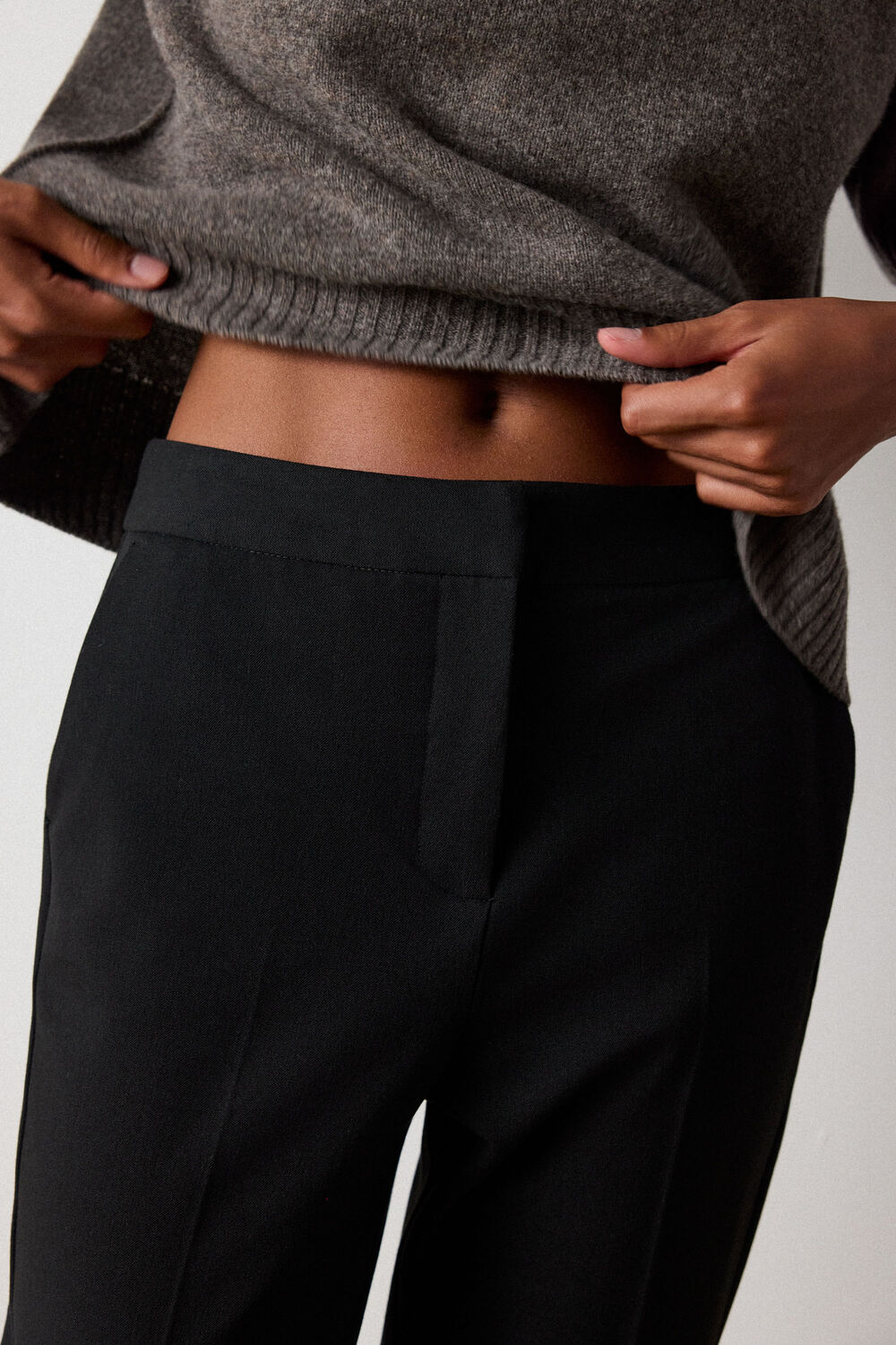 Black Lily Cigarette Trouser