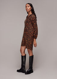 Smudge Animal Frill Dress