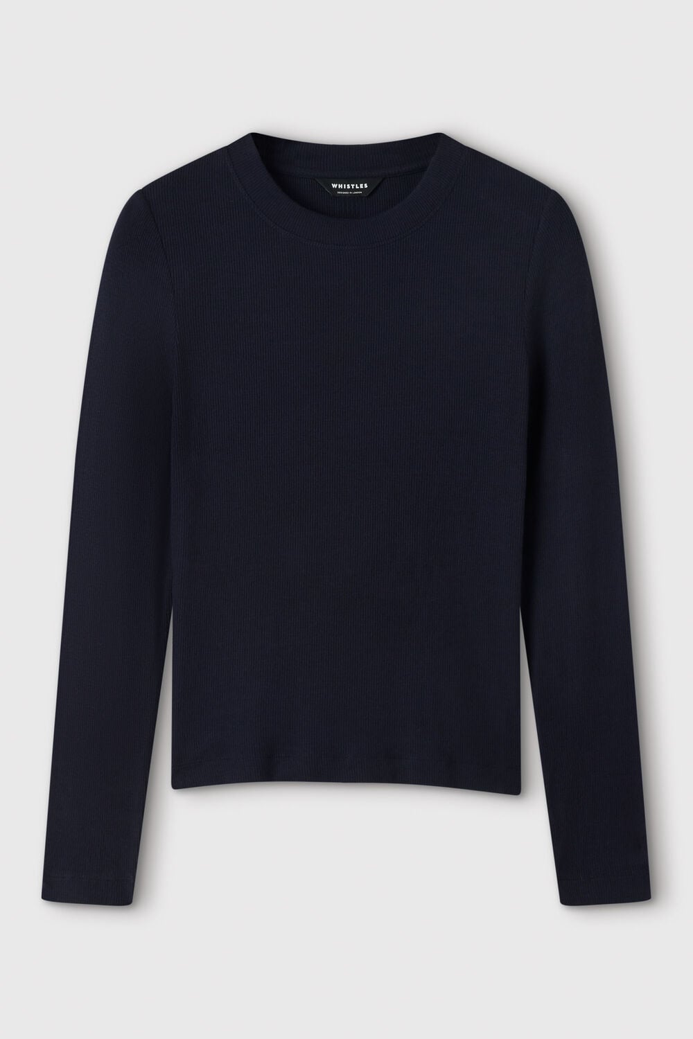 Navy Essential Ribbed Crew