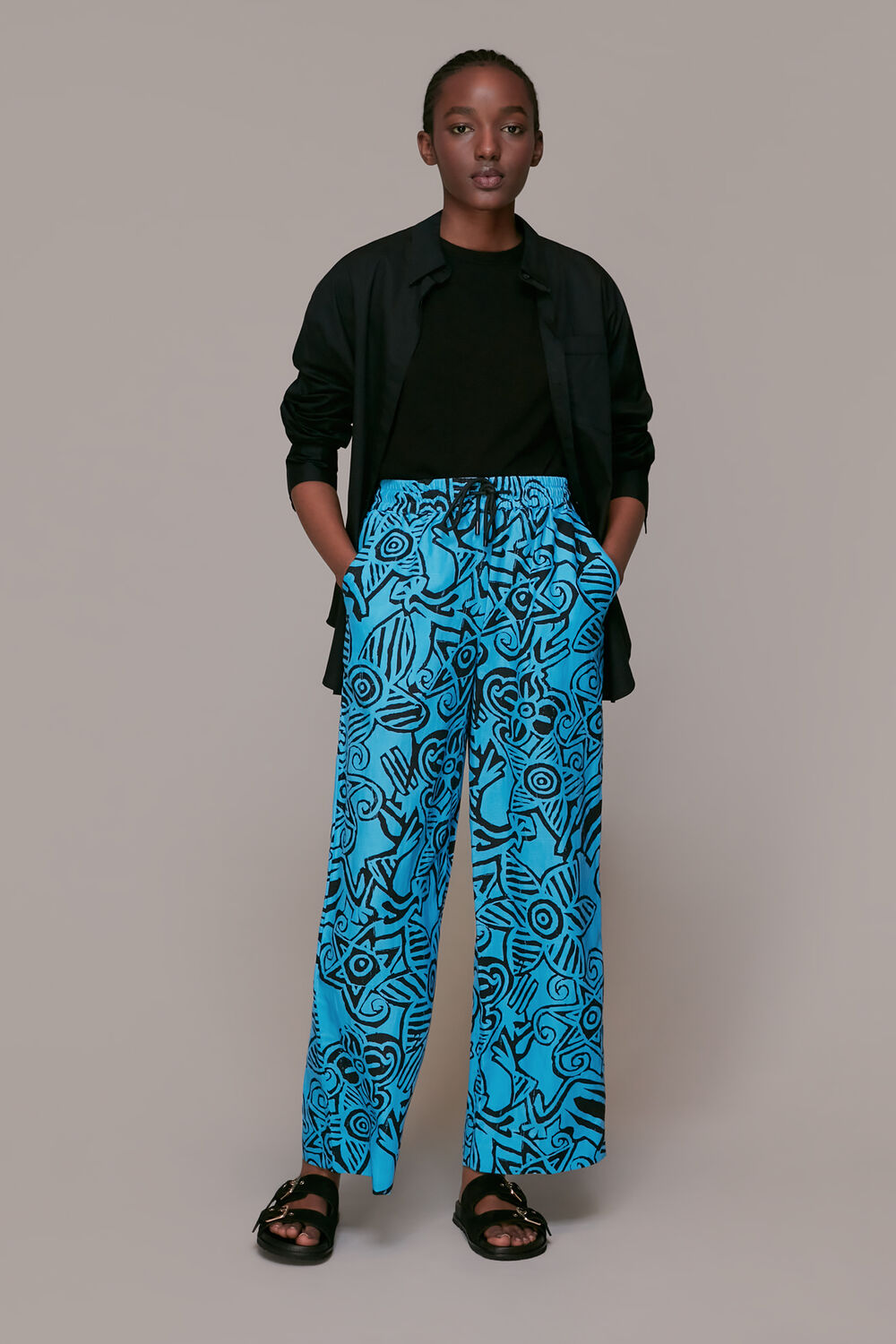 Starflower Print Trouser