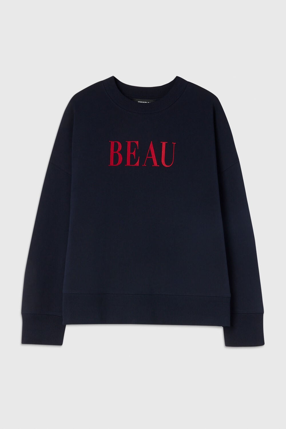 Navy Beau Logo Sweat