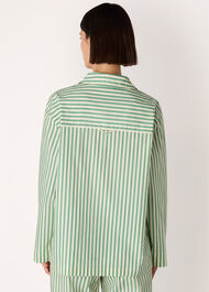 Cotton Stripe Pyjama Shirt