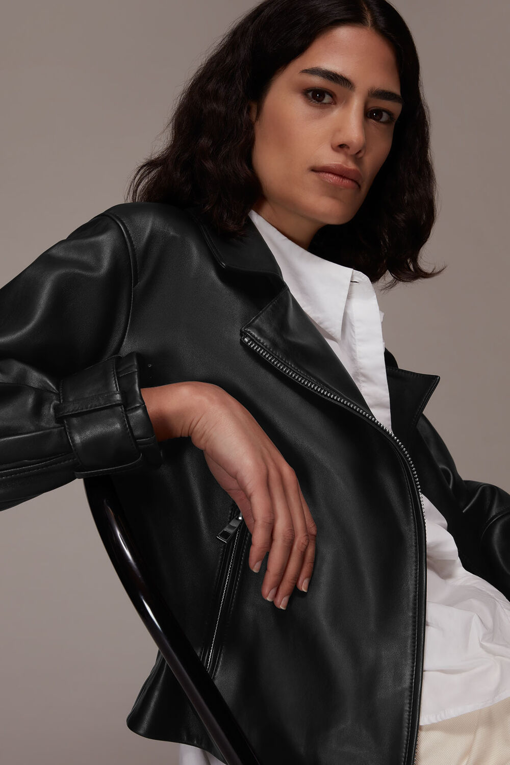 Ellis Balloon Sleeve Biker