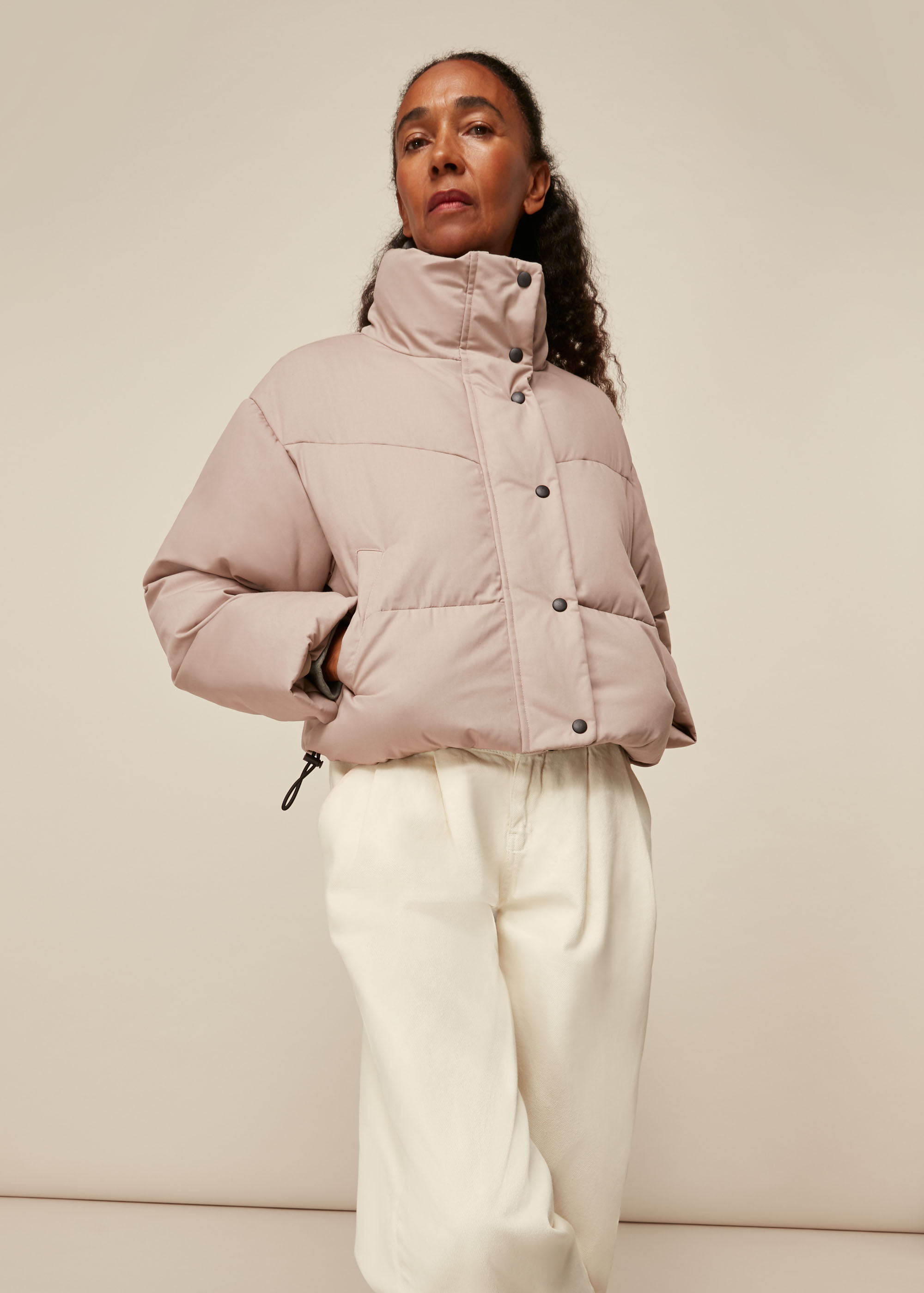 Stone padded jacket sales
