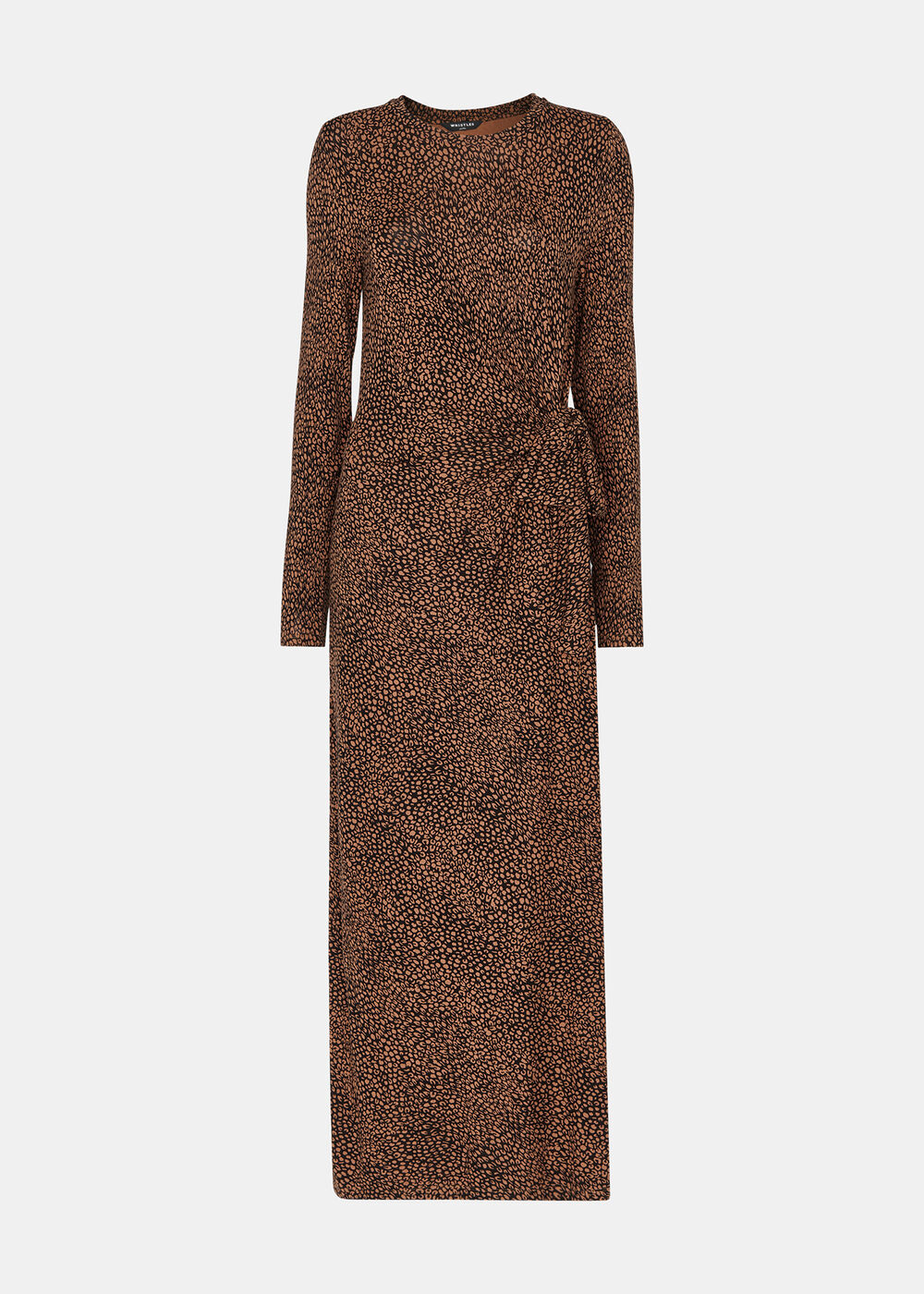 Petite Coffee Bean Tie Jersey Dress