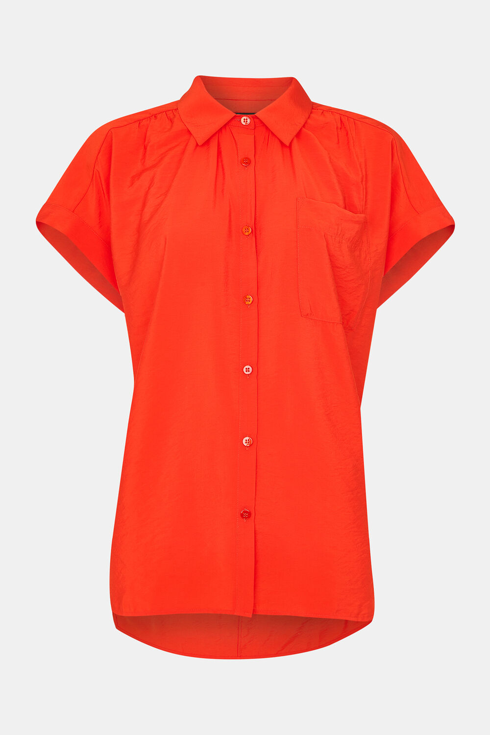Red Button Up Nicola Shirt