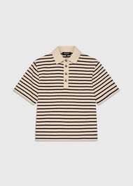 Short Sleeve Stripe Polo
