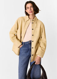 Sam Suede Leather Overshirt