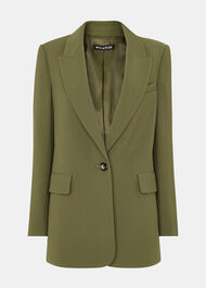 Crepe Boyfriend Blazer