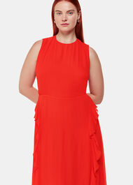 Nellie Frill Detail Midi Dress