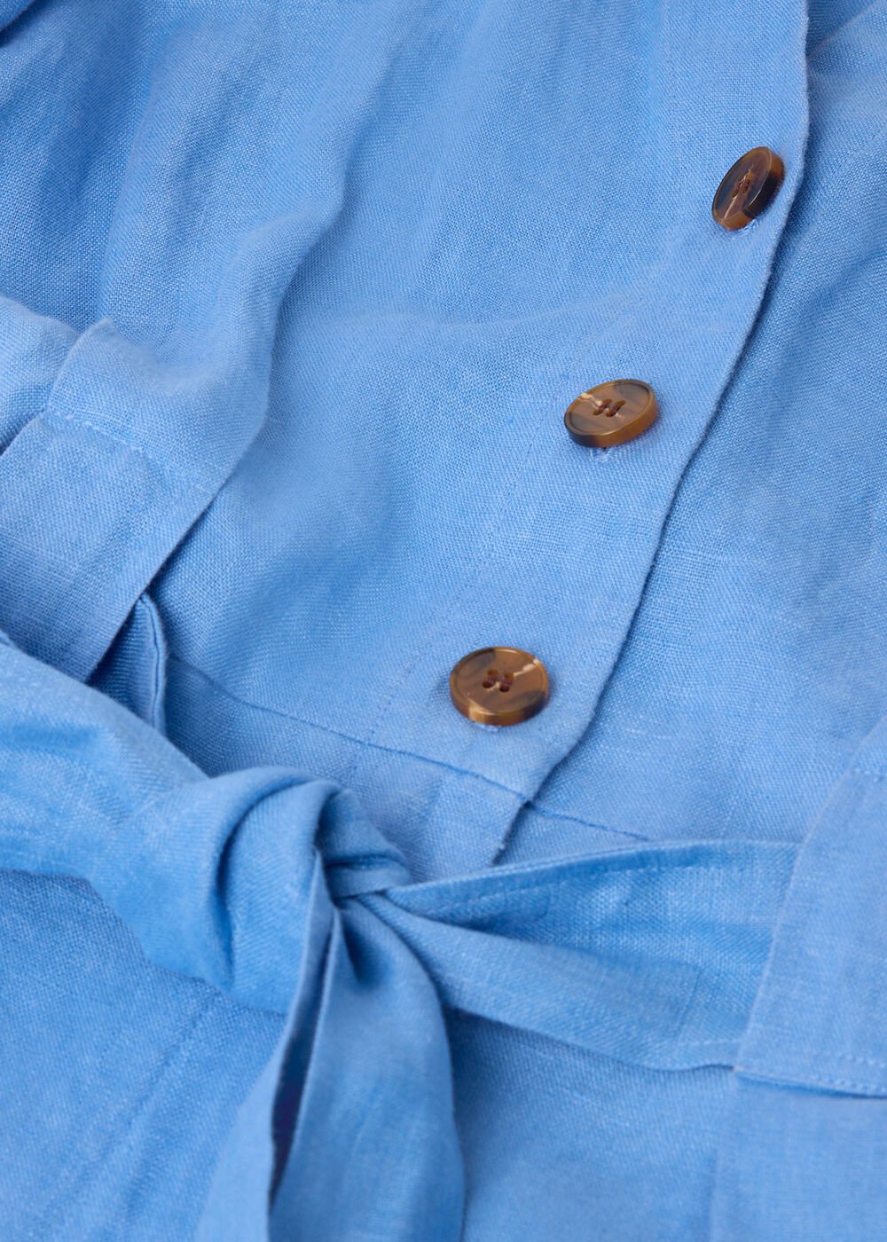 Petite Fiona Linen Button Jumpsuit