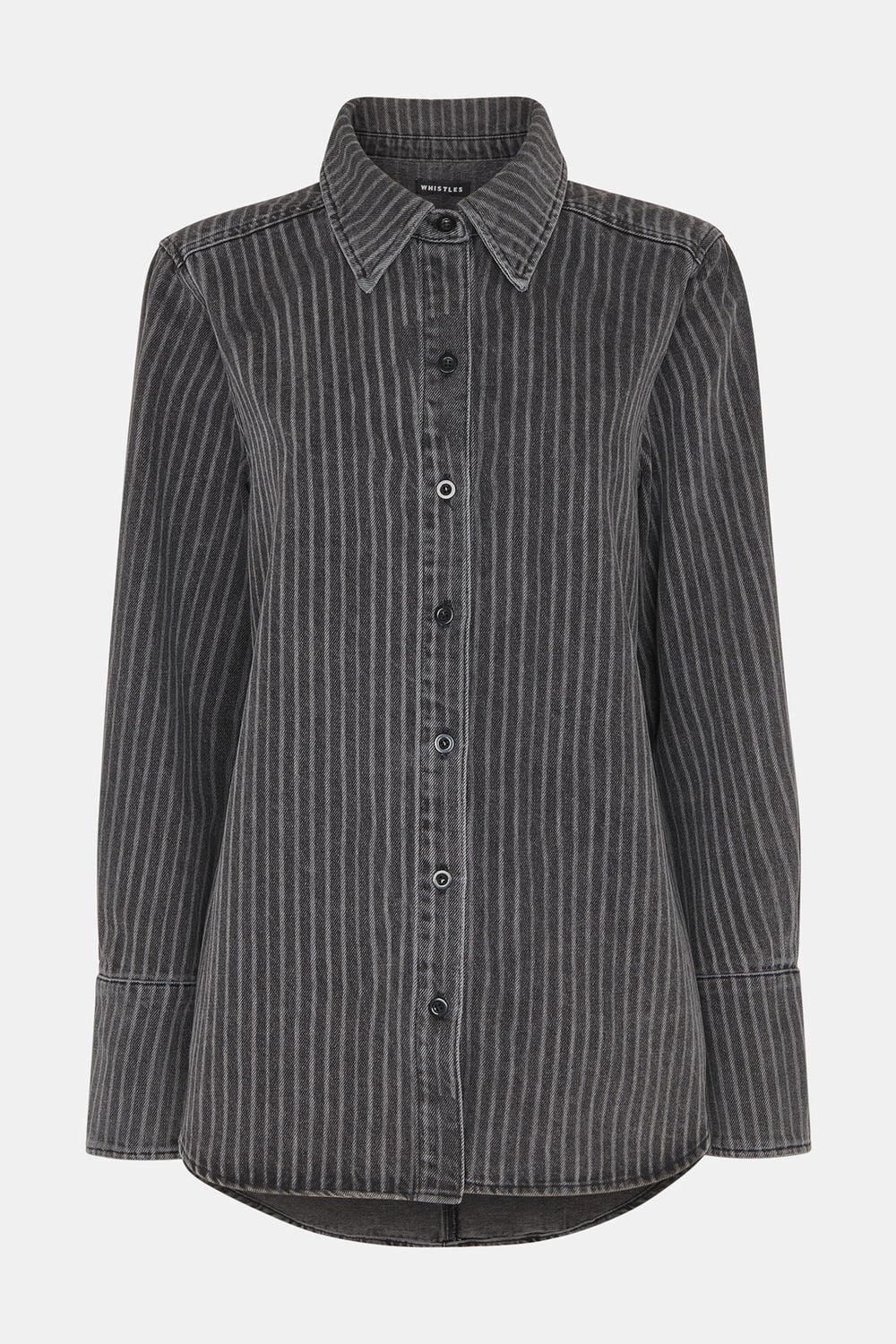 Washed Stripe Denim Shirt