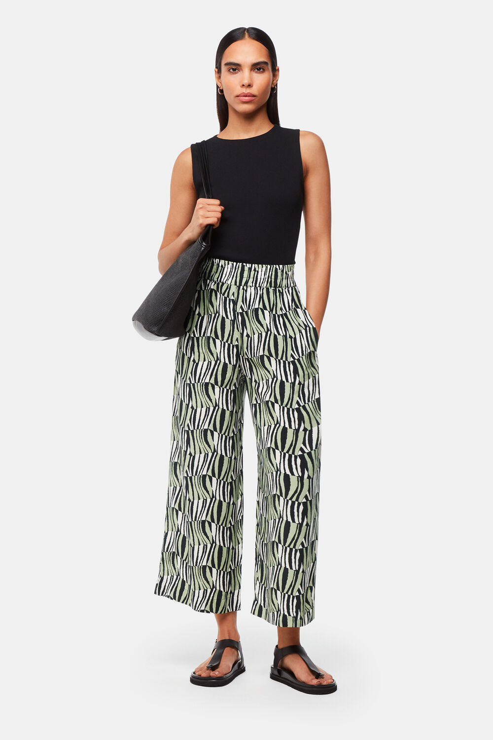 Multicolour Checkerboard Tiger Trouser