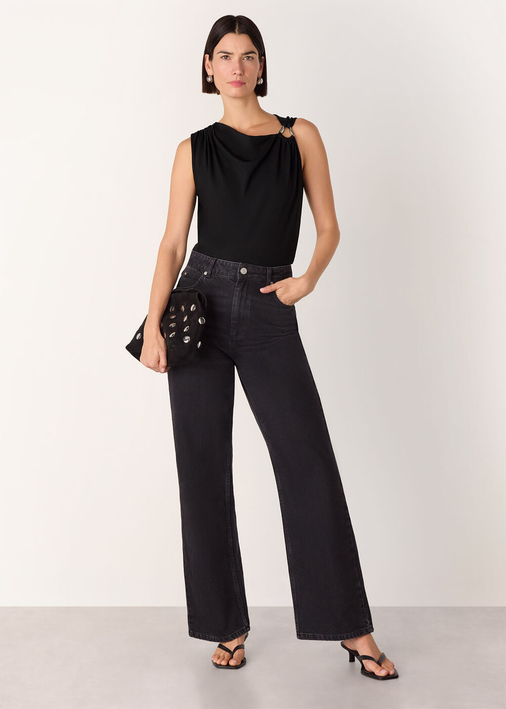 Ring Detail Sleeveless Top