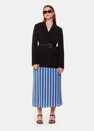 Eliza Stripe Printed Skirt