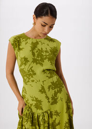 Petite Floral Asymmetric Dress