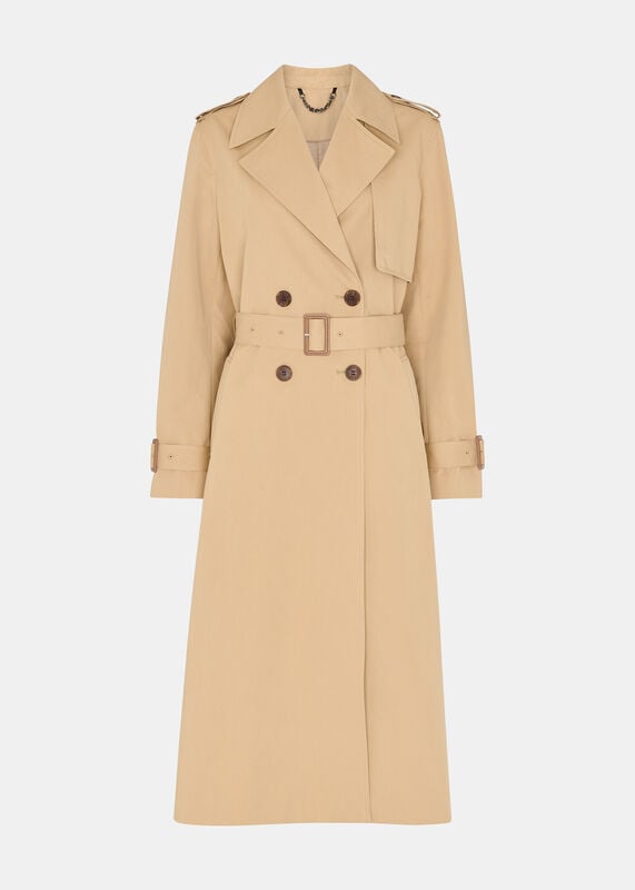 Neutral Valentina Trench Coat