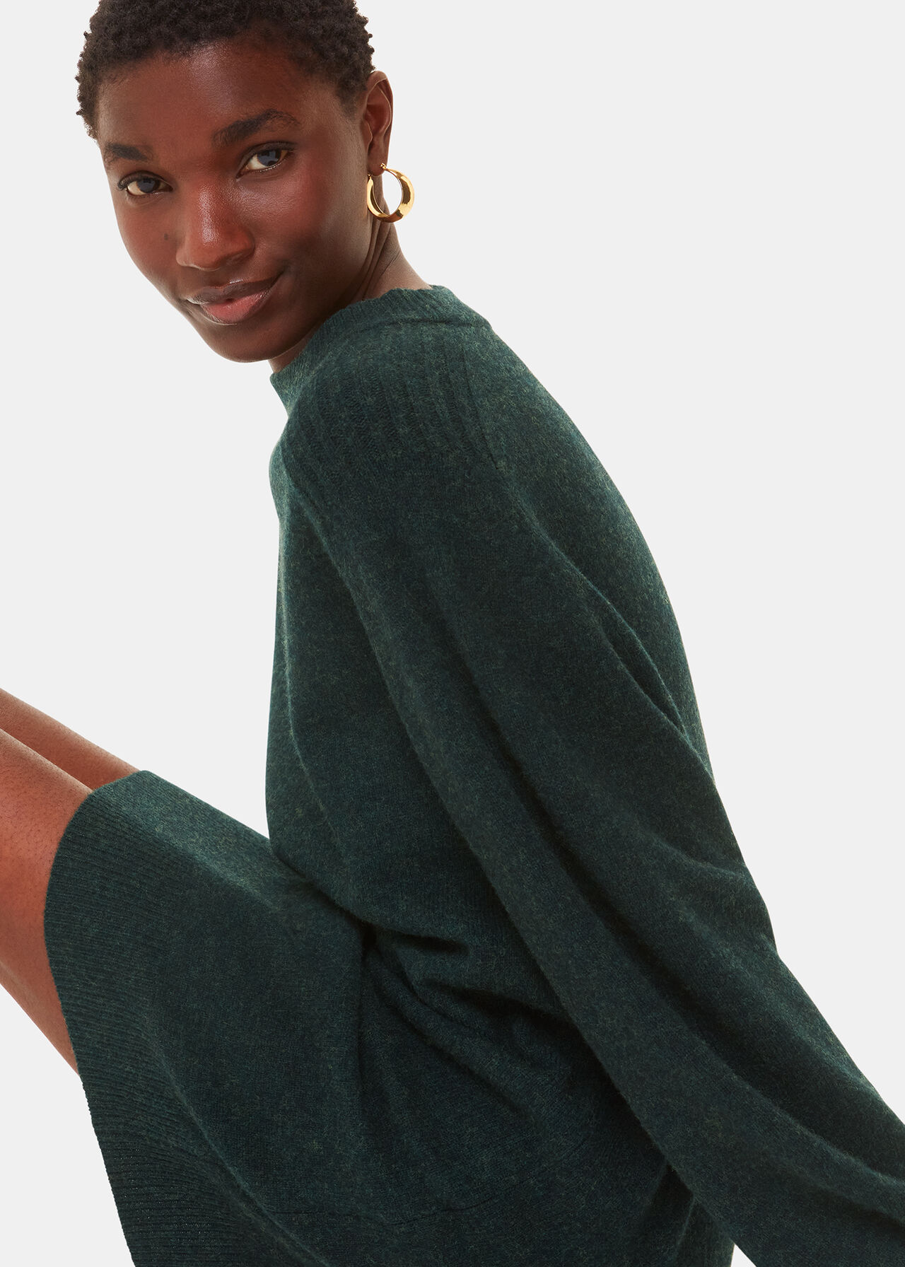 Ava Round Neck Knitted Dress