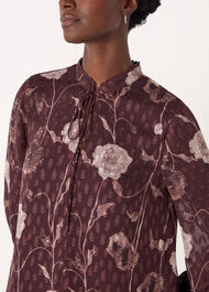 Floral Dobby Blouse