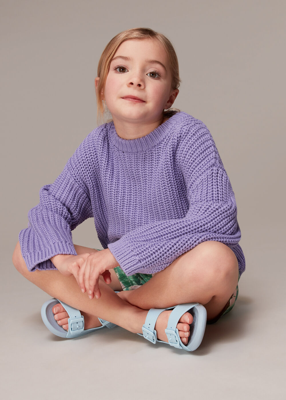 Chunky Cotton Rib Sweater