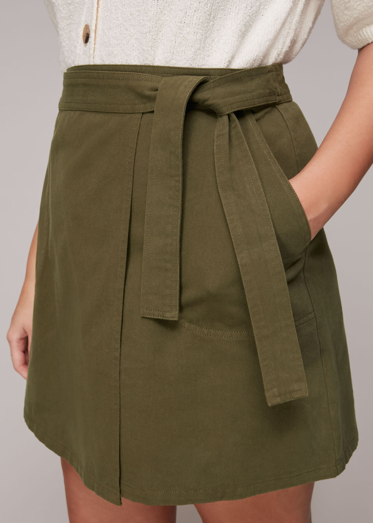 Macie Wrap A Line Skirt