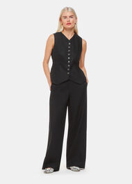 Petite Lindsey Linen Blend Trouser