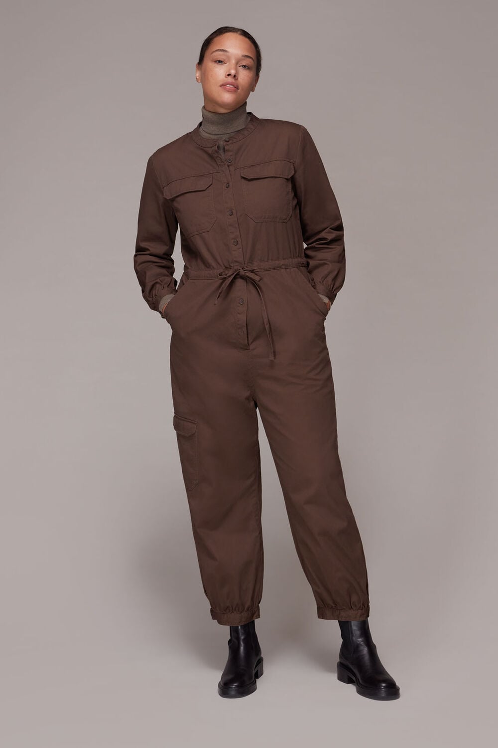 Sadie Utility Tie Jumpsuit