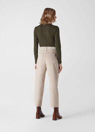 Essential Polo Neck Khaki