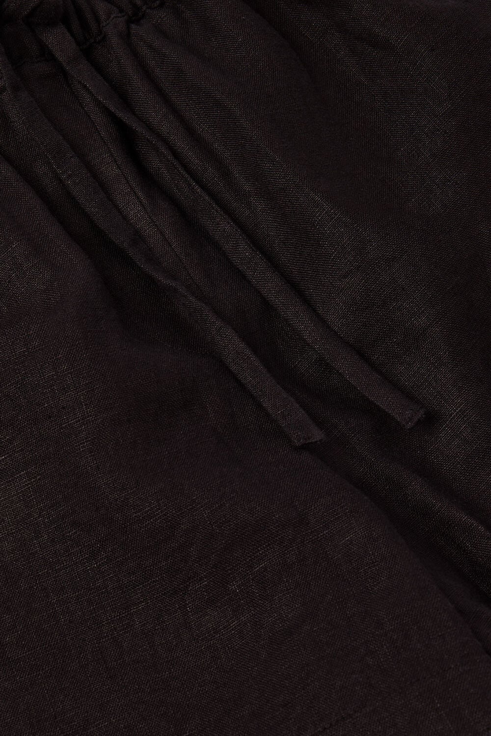 Petite Linen Elasticated Short
