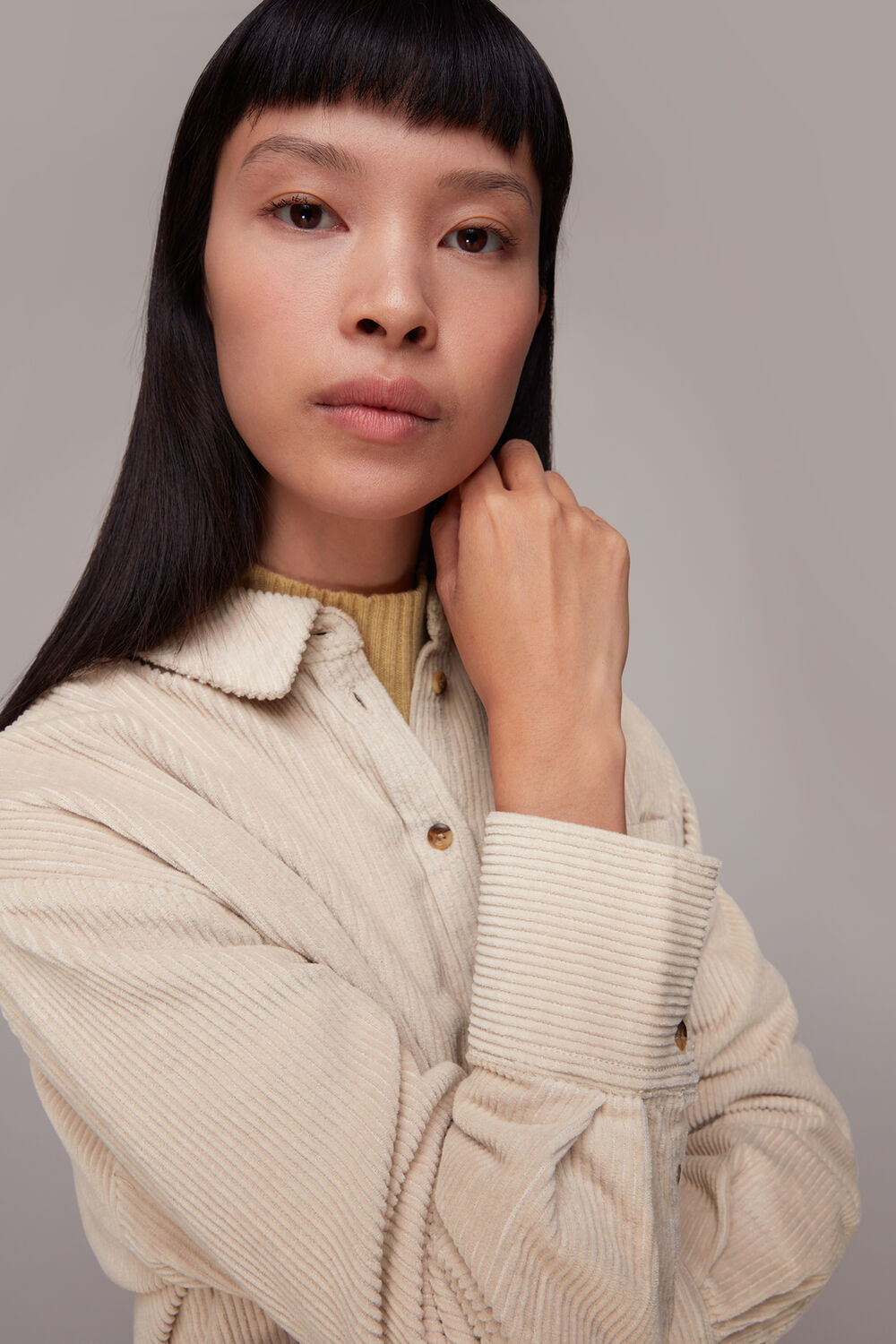 Lucie Corduroy Oversized Shirt