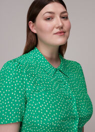 Spot Print Robyn Shirt Dress