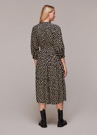 Twisting Tulips Trapeze Dress