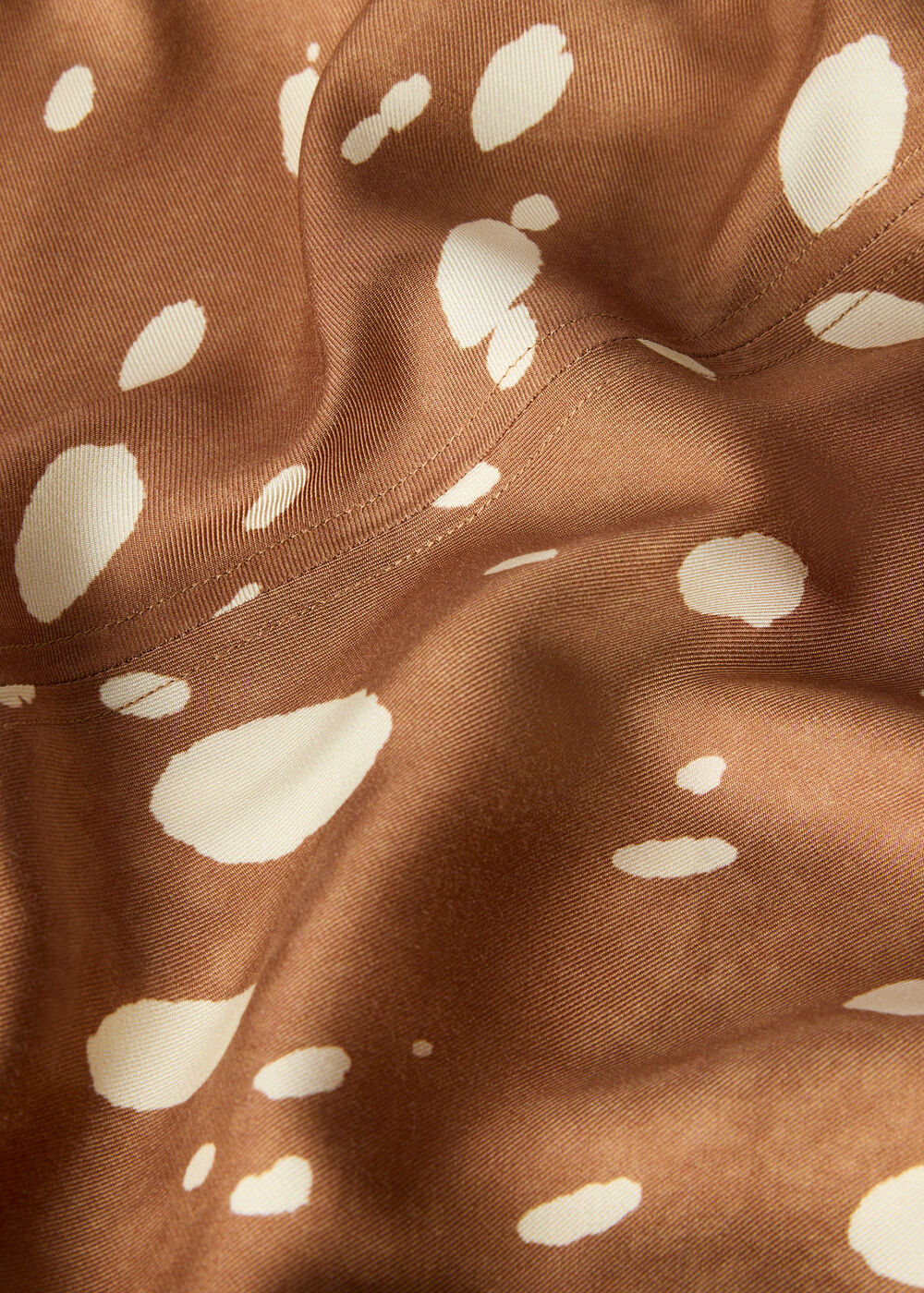 Deer Spot Viscose Midi Dress