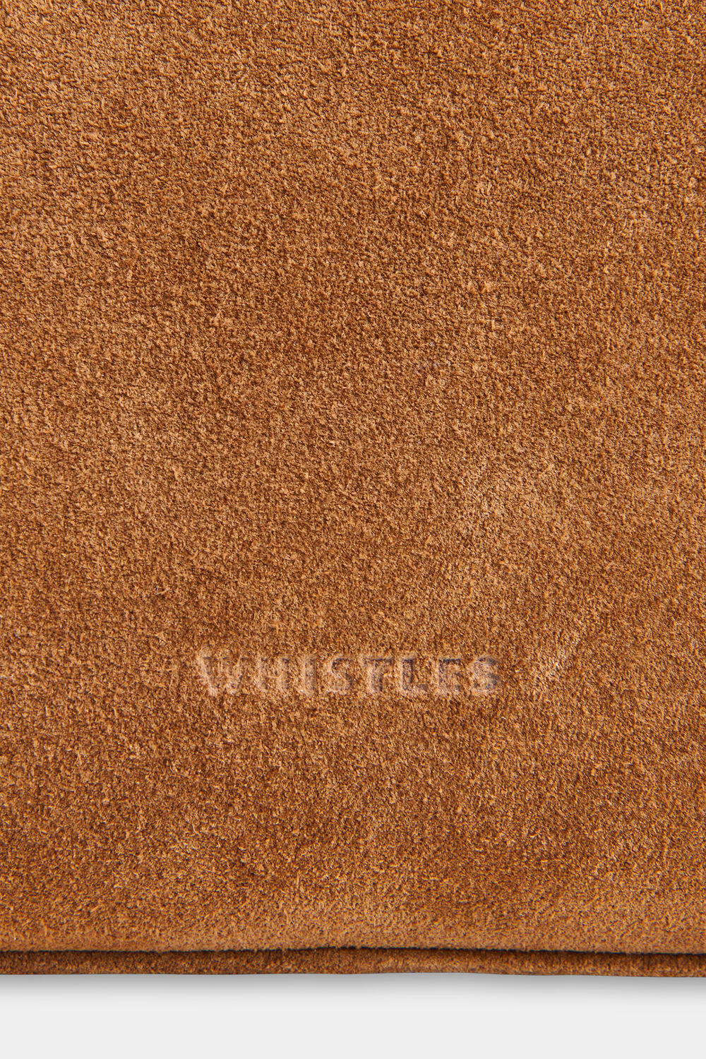 Tan Kaia Suede Crossbody Bag