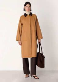 Gabriella Waxed Overcoat
